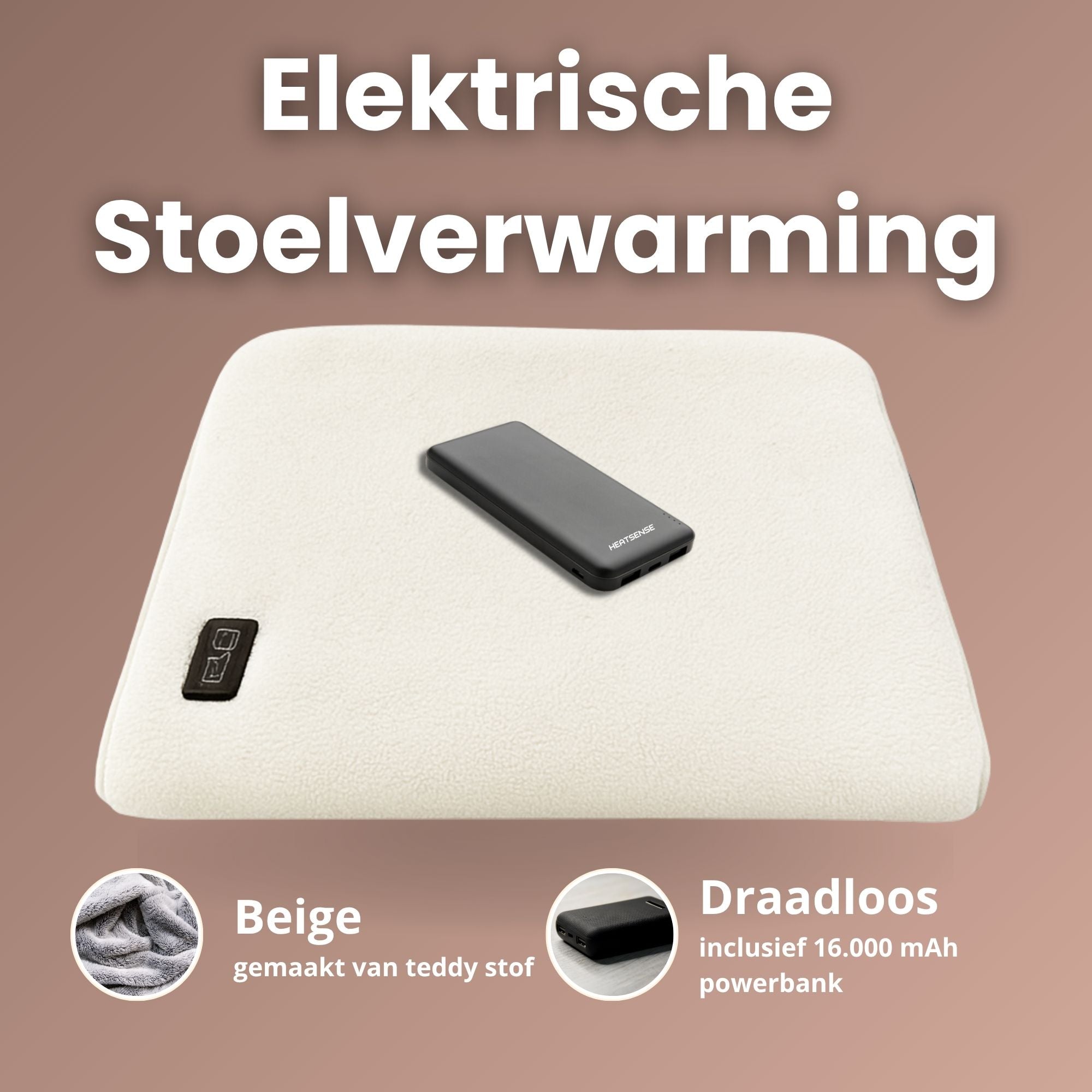 Stoelverwarming | Beige