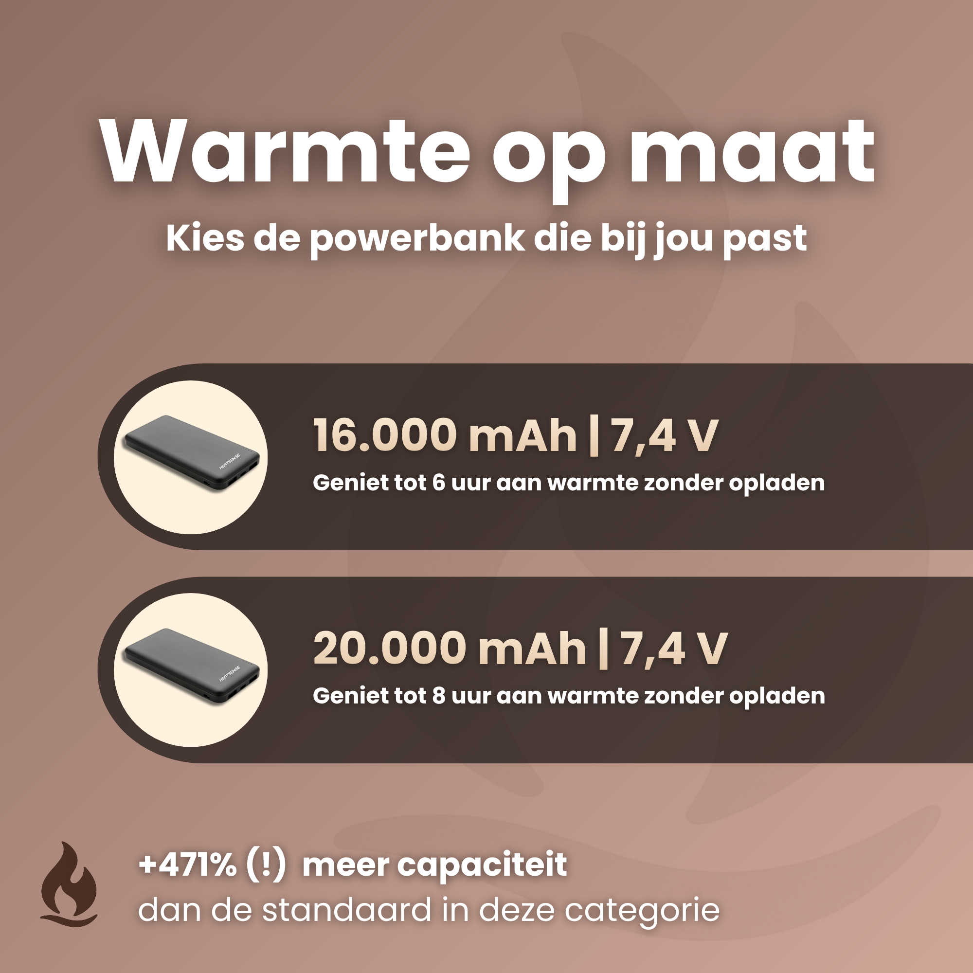 Stoelverwarming | Beige