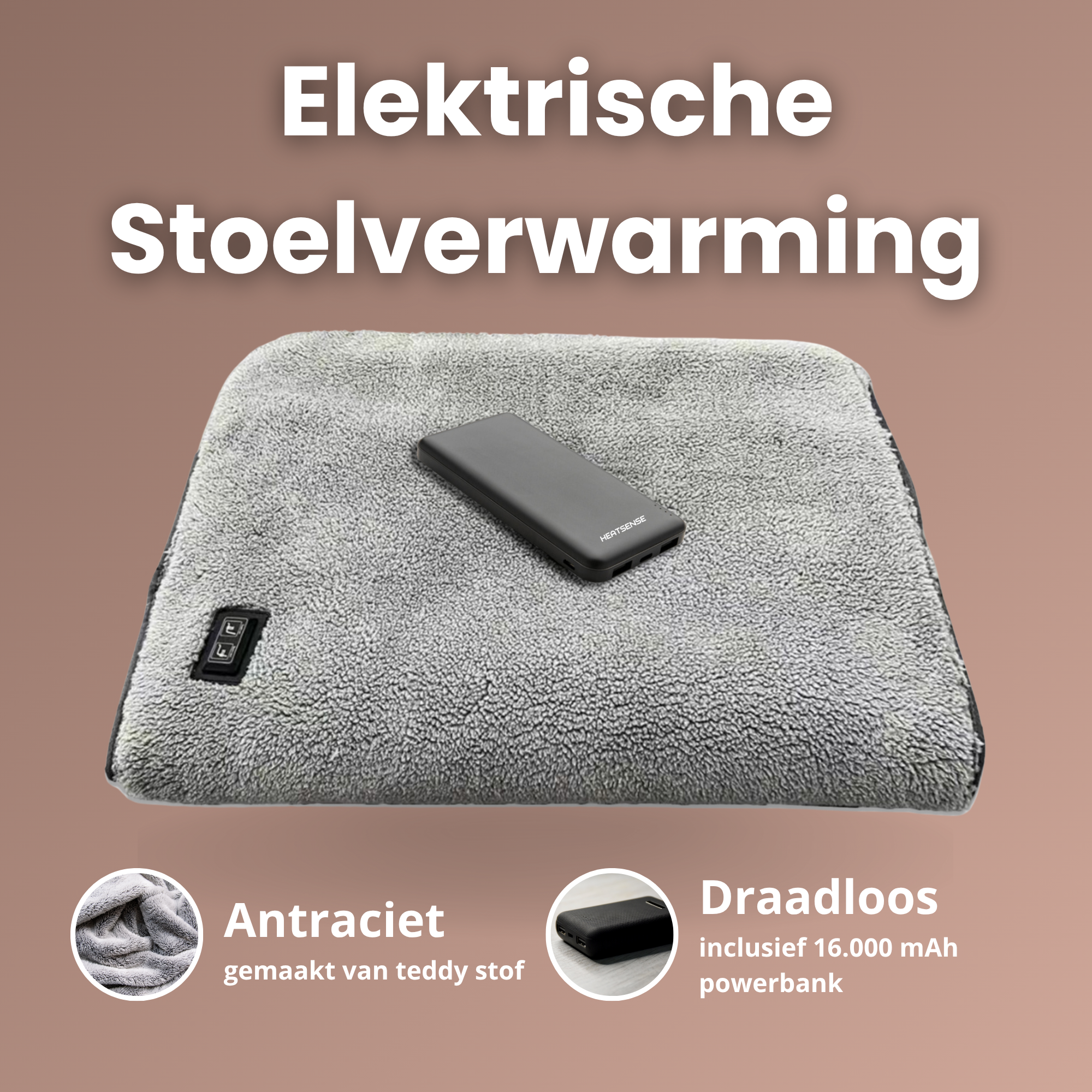 Stoelverwarming | Antraciet